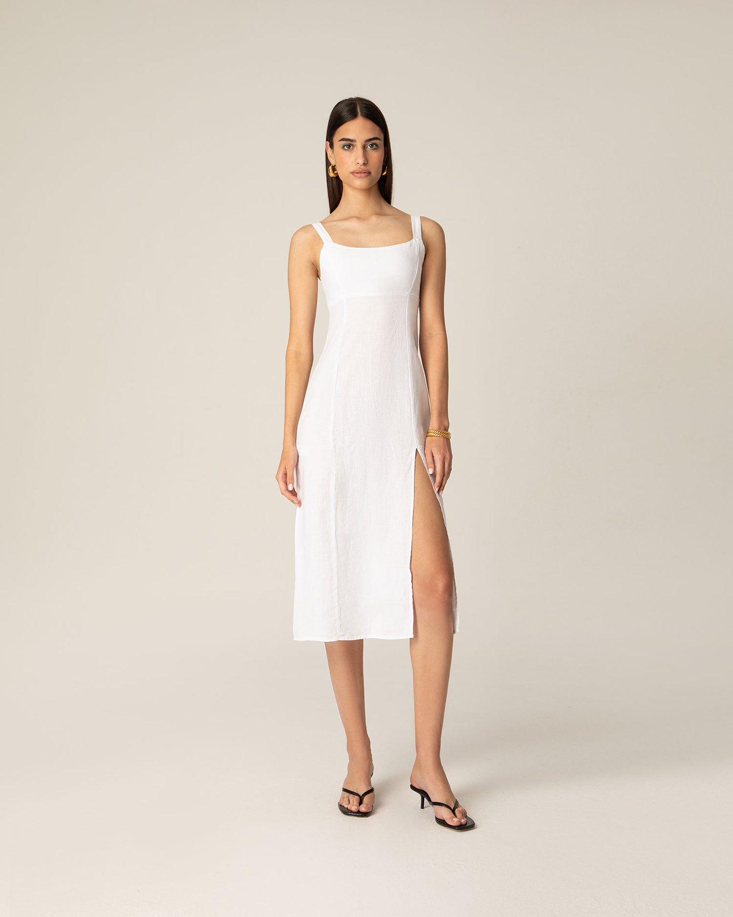 Linen Pencil Dress