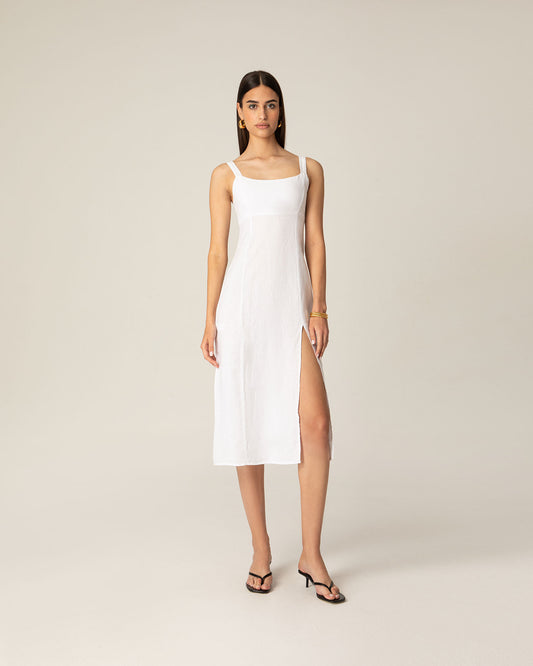 Linen Pencil Dress
