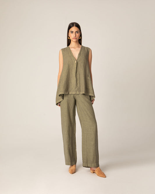 Linen Vest