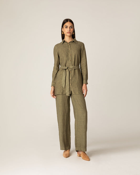 Linen Shirtdress
